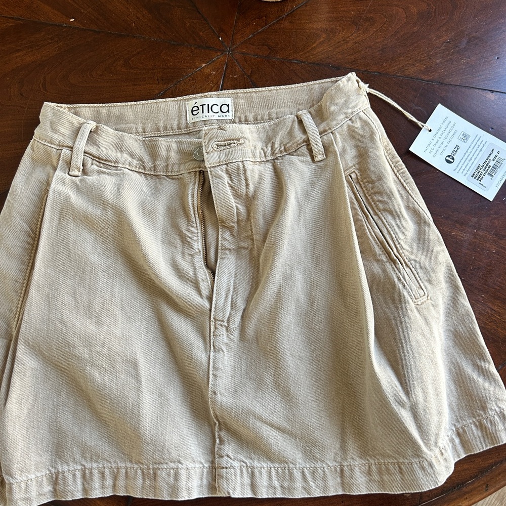 Ética Tan Mini Skirt